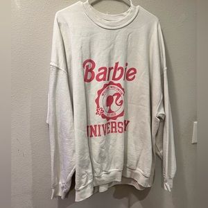 Barbie university sweater